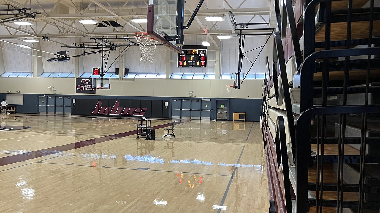 MPC basketball court, Monterey Peninsula College