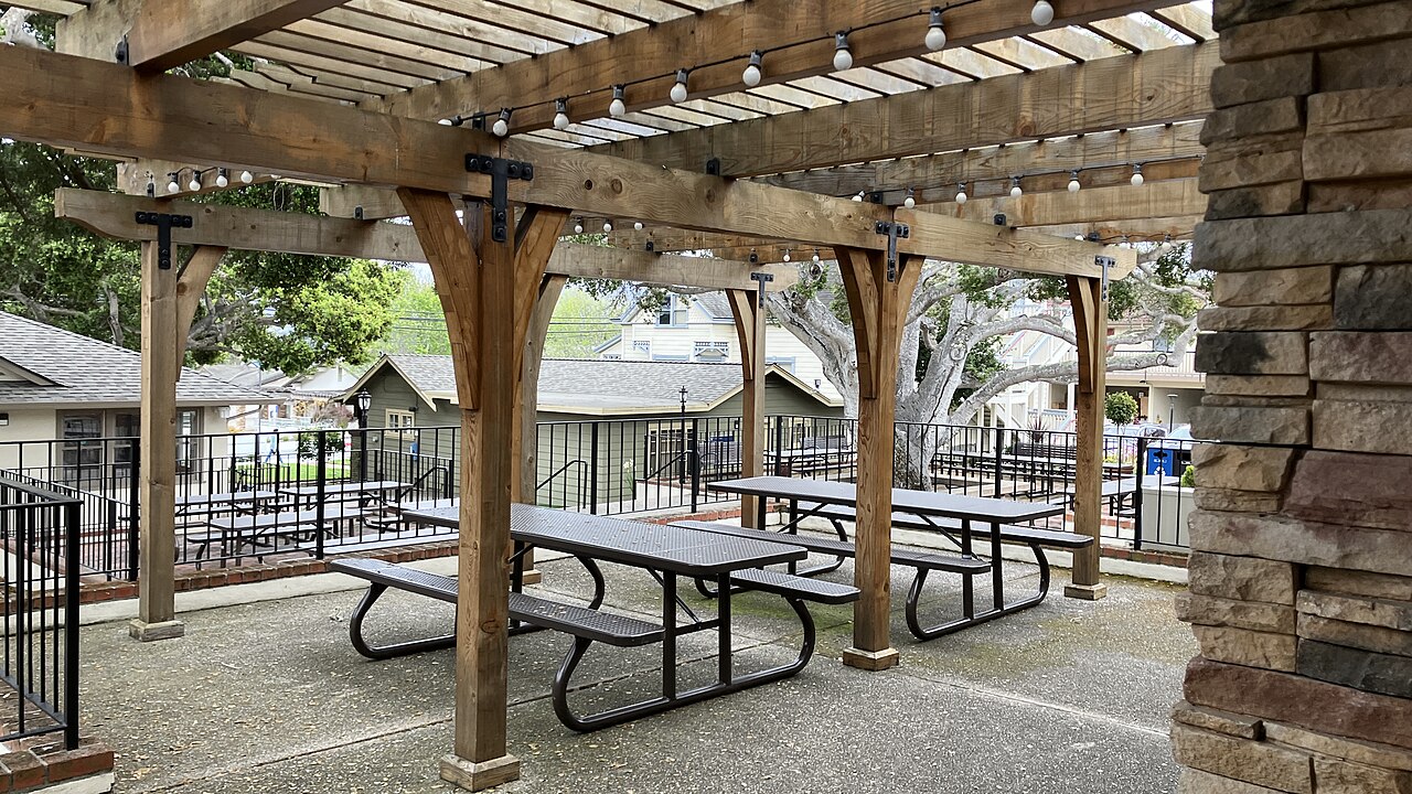 Holland Center patio, Middlebury Institute of International Studies at Monterey