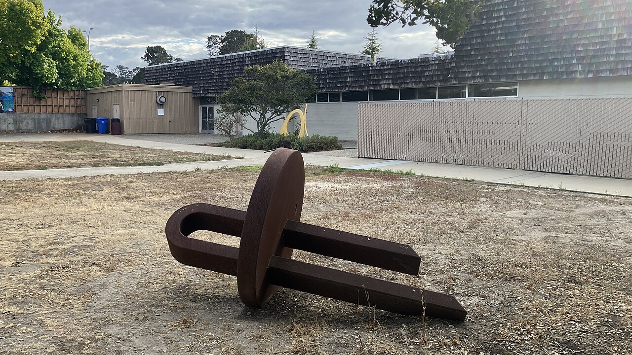 MPC art courtyard, Monterey Peninsula College